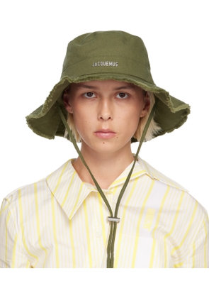 JACQUEMUS Khaki 'The Artichaut' Bucket Hat