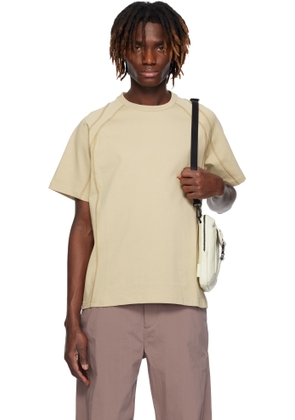 J EONGL I SSENSE Exclusive Beige Contrast T-Shirt