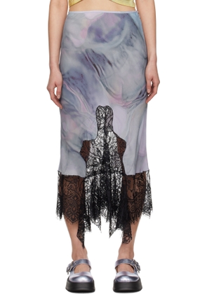 Collina Strada Purple Hiss Midi Skirt