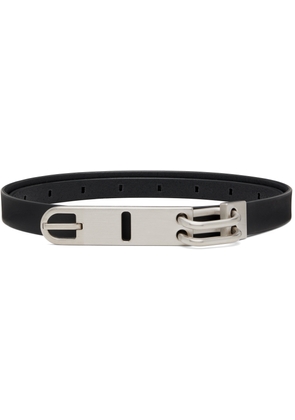 Rick Owens Black Concordians Tongue Belt