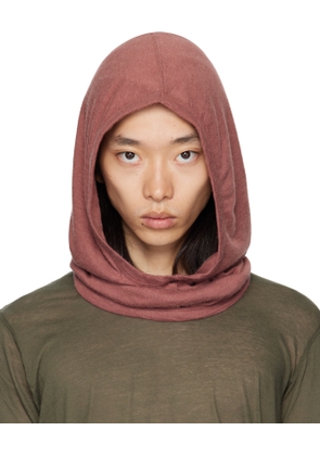 Rick Owens Pink Concordians Knit Hood