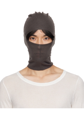 Rick Owens Gray Concordians Skull Balaclava