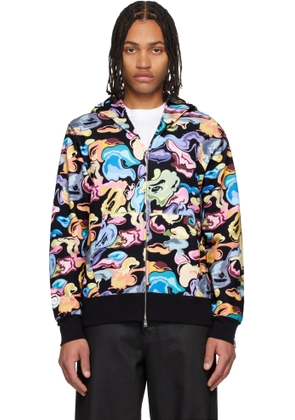 BAPE Multicolor Art Camo Shark Full Zip Hoodie
