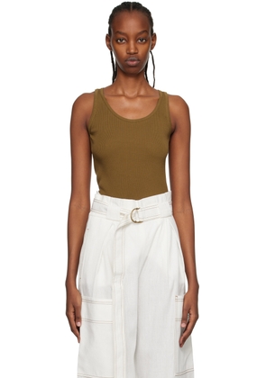Max Mara Brown Show Tank Top