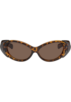 Collina Strada Brown Cocoon Sunglasses