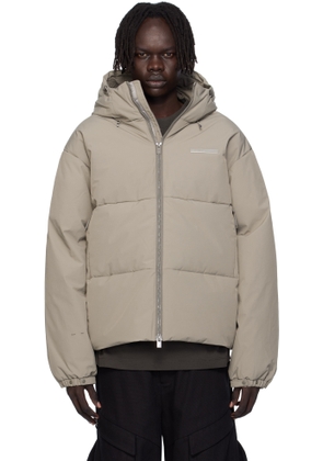 HELIOT EMIL Taupe Velum Down Jacket