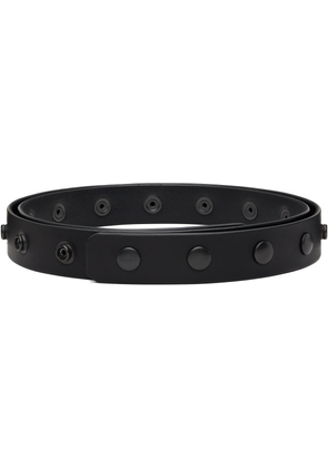Rick Owens Black Concordians Snap Belt