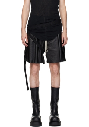 Rick Owens Black Concordians Double Wrap Vicious Belt