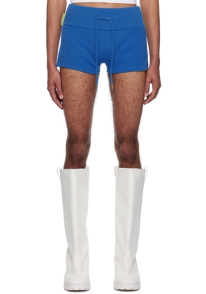 ANONYMOUS CLUB Blue Drawstring Shorts