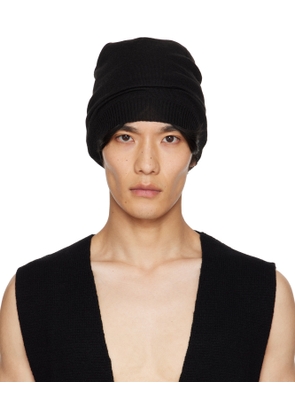 Rick Owens Black Concordians Medium Beanie