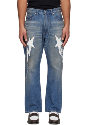 BAPE Indigo Color Stone 13oz Denim Jeans