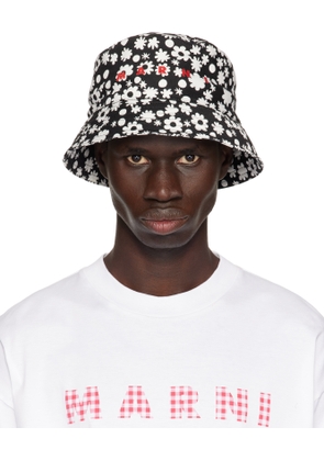 Marni Black & White Pop Fields Bucket Hat