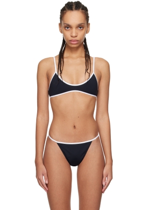 Tropic of C Black & White Sculpting Rio Bikini Top