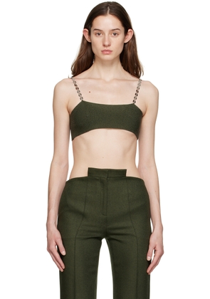 Aya Muse Green Pomo Bra