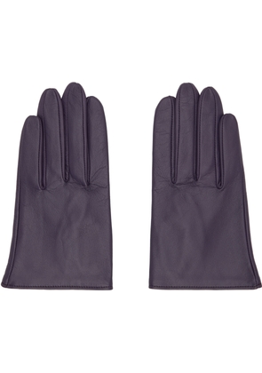 YOHJI YAMAMOTO Purple Short Gloves