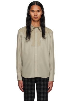 Maiden Name Beige Garrett Shirt