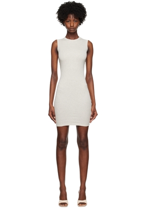 FLORE FLORE Gray Esmé Minidress