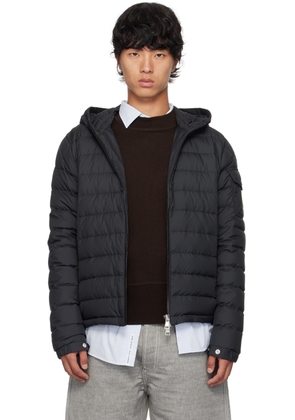 Moncler Black Galion Down Jacket