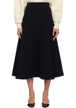 JACQUEMUS Black 'The Triangle' Midi Skirt