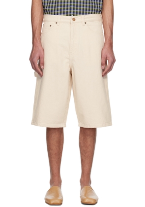 A.P.C. Off-White Westland Denim Shorts