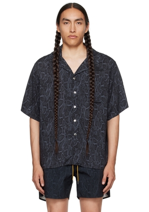 Rhude Black Snake Shirt