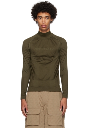 MISBHV Khaki Jacquard Turtleneck