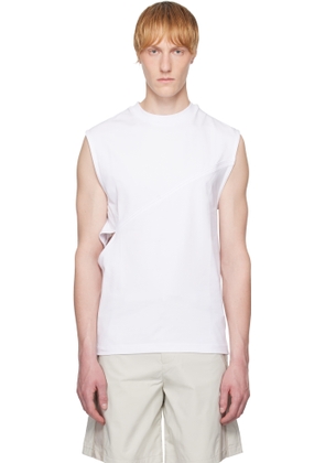 HELIOT EMIL White Pleistos Tank Top