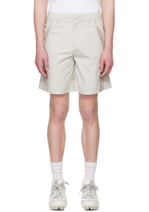HELIOT EMIL Beige Lacuna Shorts