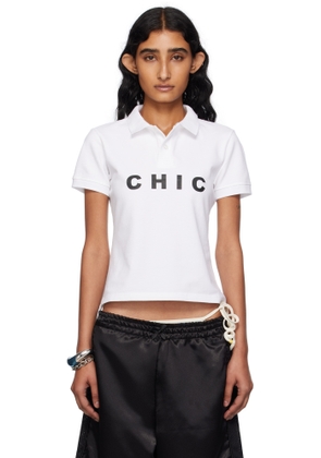 ABRA SSENSE Exclusive White Naked Polo