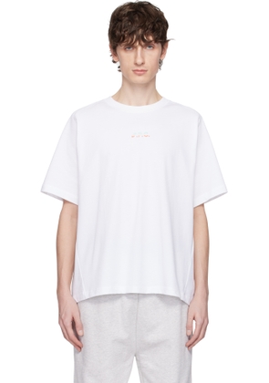 A.P.C. White ASICS Edition Wind T-shirt