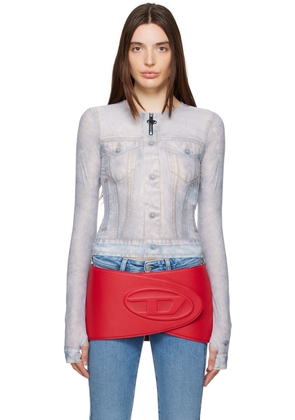 Diesel Blue T-Clau Long Sleeve T-Shirt