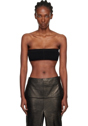 Rick Owens Black Concordians Slim Bandeau Top