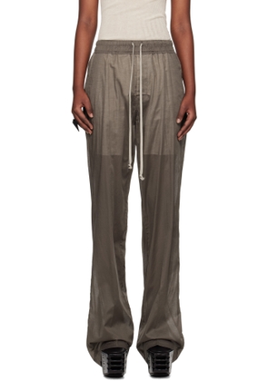 Rick Owens Gray Hollywood Dietrich Drawstring Lounge Pants