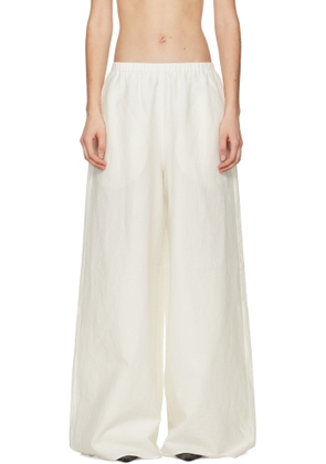 Ruohan Off-White Lounge Trousers