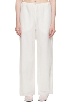 Ruohan White Rae Trousers