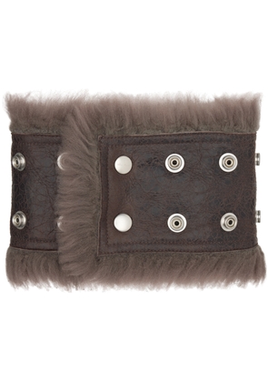 Rick Owens Gray Concordians Strobe Neck Band