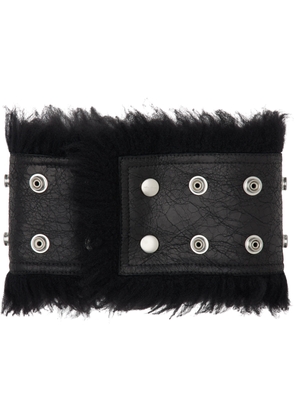 Rick Owens Black Concordians Strobe Neck Band