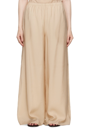 Ruohan Beige Two-Pocket Lounge Pants