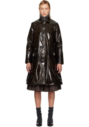 Chopova Lowena Black Squelchy Coat