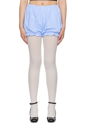 SHUSHU/TONG Blue Ruffle Shorts