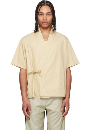Kenzo Beige Kimono Shirt