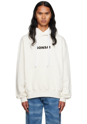 Bonsai White Box Logo Hoodie