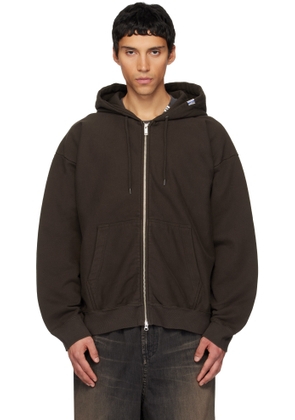 Maison MIHARA YASUHIRO Brown Zip Parka Hoodie