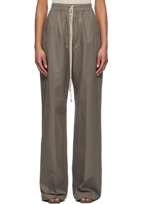 Rick Owens Gray Hollywood Wide Bela Lounge Pants