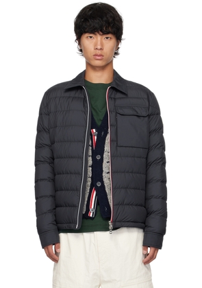 Moncler Navy Fazzon Down Jacket