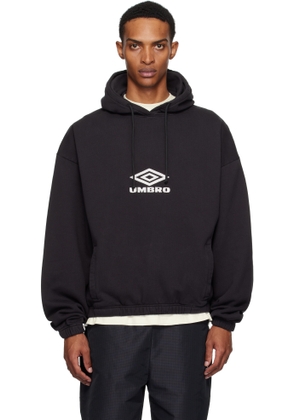 Umbro Black OG Logo Mask Hoodie