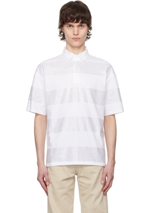 Coperni White Striped Polo