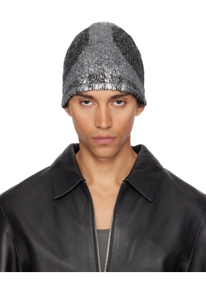 HELIOT EMIL Black Scintilla Reversible Beanie