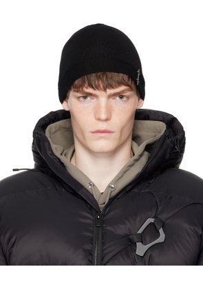 HELIOT EMIL Black Fresnel Beanie
