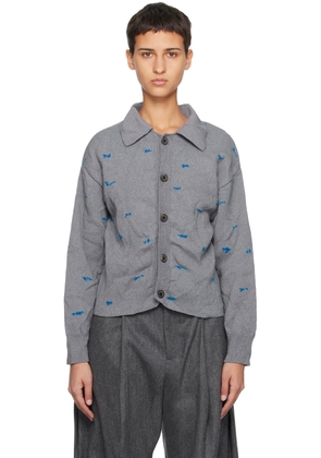 ADER error Gray Fien Cardigan
